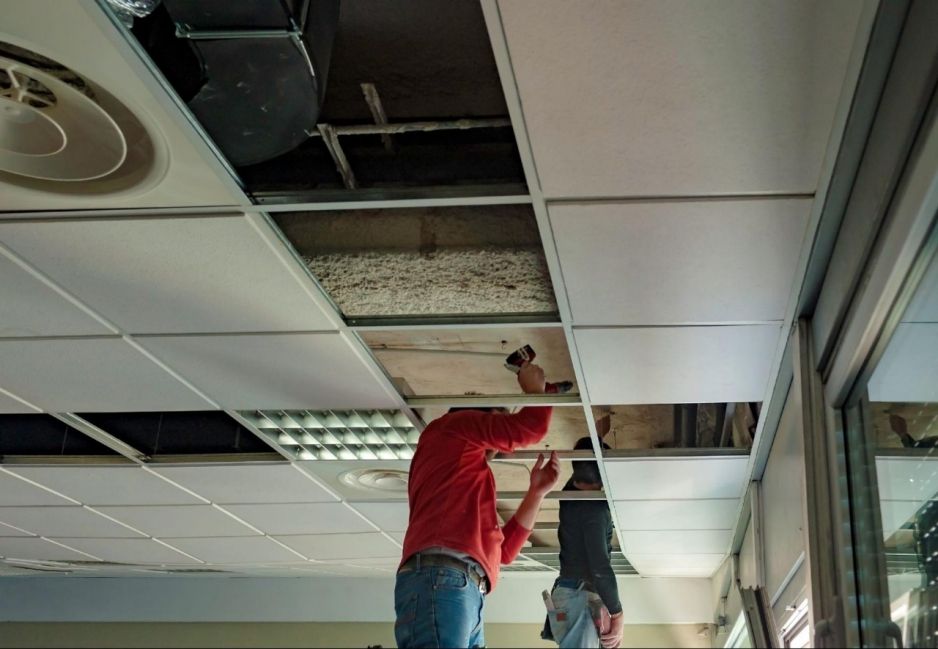 collapsed-ceiling ฝ้าถล่ม