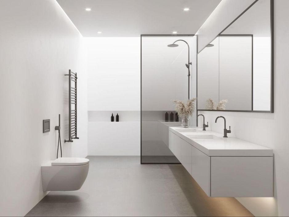 toilet-and-bathroom-minimal การแต่งห้องน้ำมินิมอล