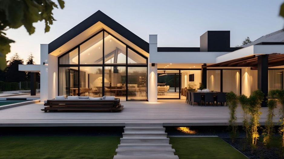 glass-nordic-house บ้านนอร์ดิกทรงกระจกสูง